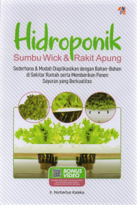 HIDROPONIK; SUMBU WICK & RAKIT APUNG